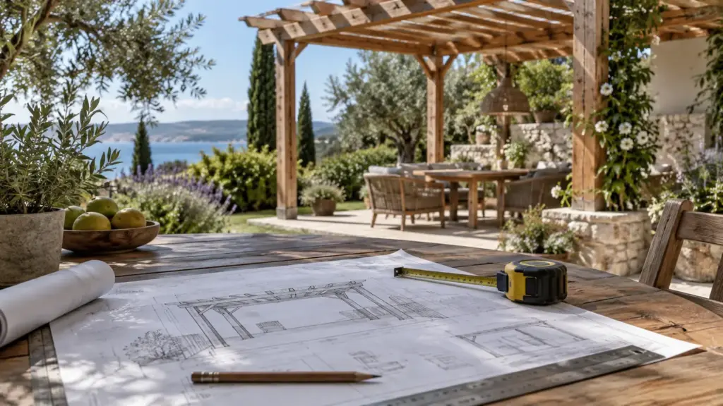 Pérgola de madera en un jardín: Dos pérgolas al mismo precio: cómo compararlas