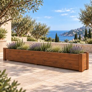 Macetero Florinda 200×28×30 cm - Gardenium