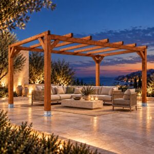Pérgola madera 4x3 - Gardenium