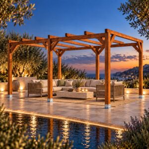 Pérgola madera 5x3 - Gardenium