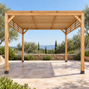 Pérgola maciza 3×3 Luz y Sombra - Gardenium