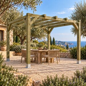 PERGOLA MACIZA 4X3 - Gardenium